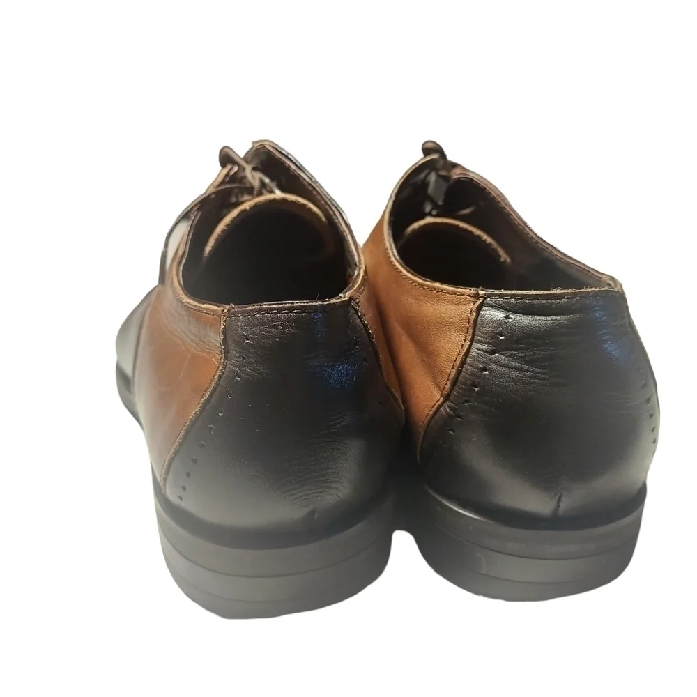10.5 Charles‎ Jourdan brown and dark brown dress shoes